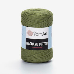 YarnArt Макраме Памучна Зелена 225м 250гр