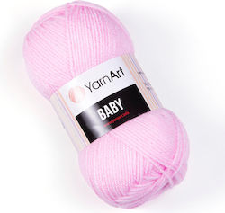 YarnArt Baby Ακρυλικό Ροζ 150m 50gr