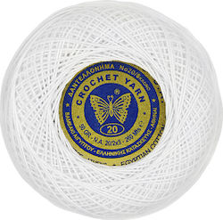 Petalouda Pelota Fir De Dantelă Bumbac Alb 540m...