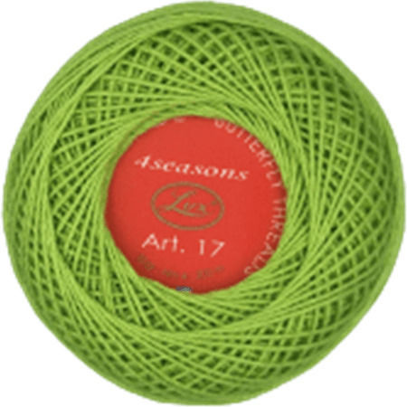 Petalouda Strickgarn Spitzenfaden Baumwolle Grünes 210m 50g