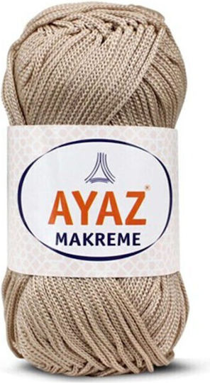Ayaz Knitting Yarn Polypropylene for Bags Beige 140m 100g