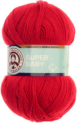 Madame Tricote Paris Super Baby Ακρυλικό Κόκκιν...