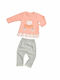 Potre Kids Set with Pants Winter 2pcs Pink