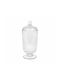 Homestyle Glass Cookie Jar Transparent 10x25cm