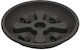 Micplast Plate Pot Plastic Black Wheeled 30x30cm WS30-ANTHRACITE