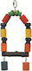 Zazoopet Zubehör für Vogelkäfige aus Hölzernes 32x14cm