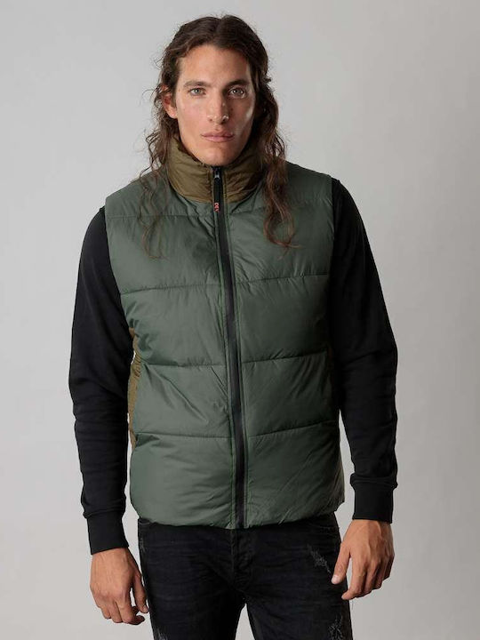 Geci barbati Puffer Kaki Iarna