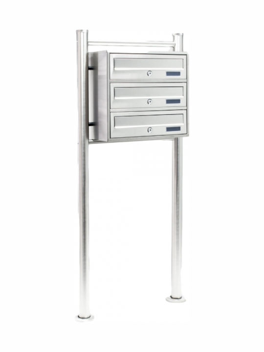 Wiltoc Cutie Poștală pentru Bloc Inox în Culoarea Argintiu 38.5cm