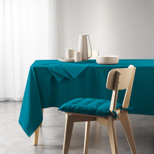 Douceur d'Intérieur Tablecloth Mistral Petrol Blue 140x240cm