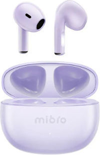 Mibro Earbuds 4 Bluetooth хендсфри Слушалки с Кутийка за Зареждане Лилав