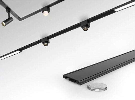 Lucas Mounting Rail for Lighting Fixtures made of Aluminum Black SL303000