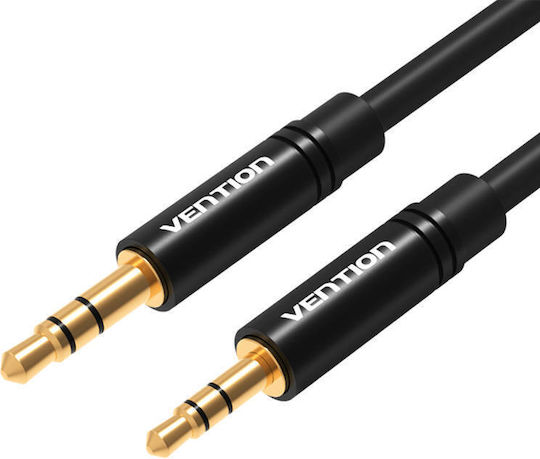 Vention 3.5mm Male - 2.5mm Male Audio Cable Black 0.5m with Gold Plated Terminals BALBD