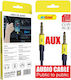 Andowl Audio Cable 3.5mm Male - 3.5mm Male Black Q-YP214