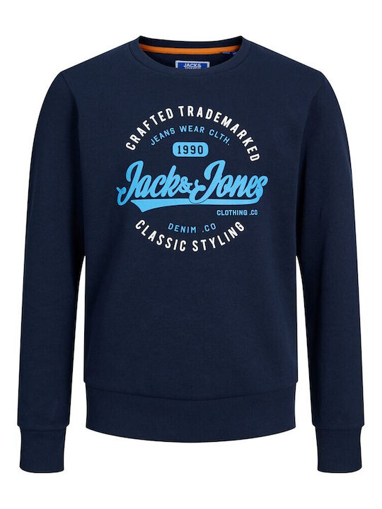 Jack & Jones Fleece Παιδικό Φούτερ Navy Μπλε