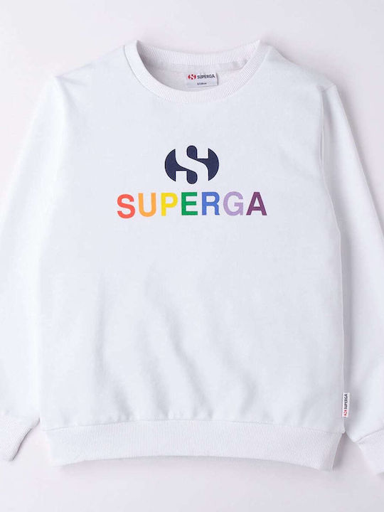 Superga Kids Sweatshirt White