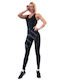 Women's Sleeveless One-piece Suit Black