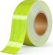 Bandă reflectorizantă în Verde Culori 45.7m x 5.5cm