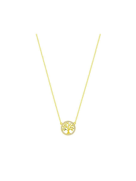 Amor Amor Necklace Tree from Gold Plated Silver