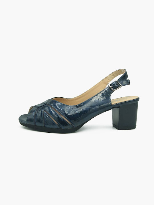 Joya Navy Blue Heels