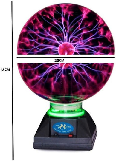 Lustră Decorativă Plasma Ball Negru