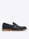 Men's Leather Casual Shoes Blue