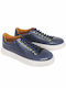 Raymont Men's Leather Casual Shoes Blue