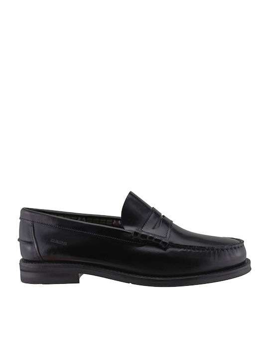 Leder Herren Freizeitschuhe Schwarz