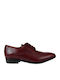 Leder Herren Freizeitschuhe Burgundisch