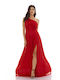 RichgirlBoudoir Maxi Βραδινό Φόρεμα Κόκκινο