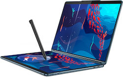 Lenovo Yoga Book 9 13IRU8 13.3" OLED Touchscreen (Kern i7-1355U/16GB/1TB SSD/W11 Startseite) Tidal Teal (US Tastatur)