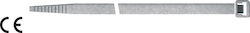 Maurer Maurer Kunststoff Kabelbinder 450mmx4.8mm in Transparent Farbe 100 Stück