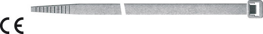 Maurer Plastic Cable Ties 200mm x 3.5mm in Transparent Colour (100 pcs) 88488