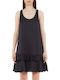 Καλοκαιρινό Mini Φόρεμα Μαύρο