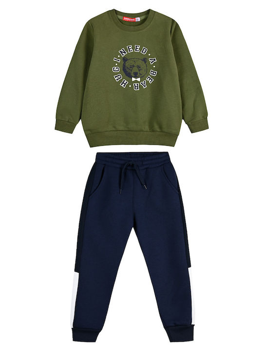 Energiers Kids Sweatpants Set Green 2pcs 12-123184-0