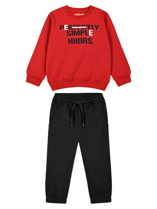 Energiers Kids Sweatpants Set Black 2pcs