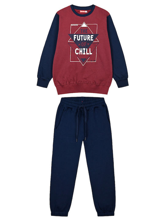 Παιδικό Σετ Φόρμας Navy 2τμχ Future Of Chill -1