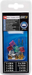 Car+ Set Auto-Sicherungen Flachstecksicherungen 10Stück Car+ Set Auto-Sicherungen Flachstecksicherungen 10Stück