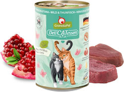 Granata Pet Foods Delicatessen Pate Υγρή Τροφή Γάτας σε Κονσέρβα με Ελάφι / Τόνο 800gr