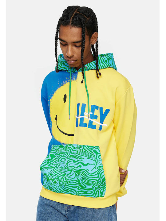 Sweatshirt with Hood Blue