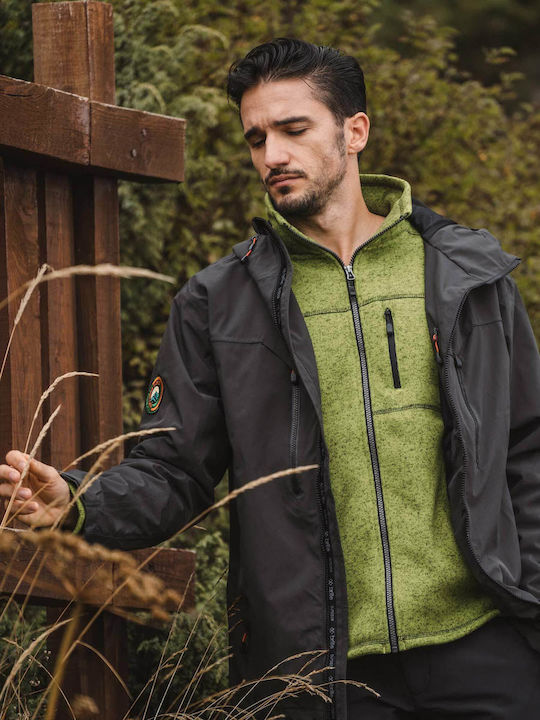 Ανδρική Ζακέτα Fleece Πράσινη
