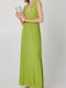 BSB Summer Maxi Dress Wrap Green