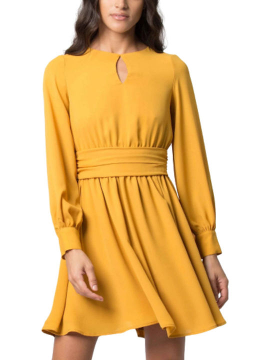 Mini Dress for Wedding and Christening Yellow