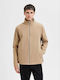 Selected Herren Winter Jacke Lässig Beige