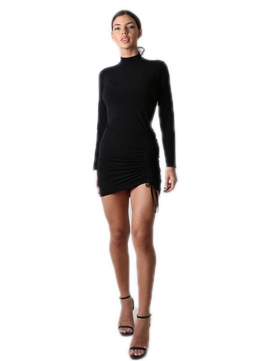 Chica Mini Rochie de Seară Negru