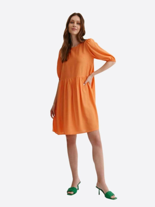 Make your image Mini Kleid Orange