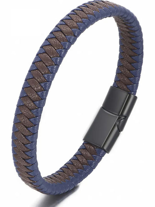 Legend Accessories Men's Leather Bracelet 21cm