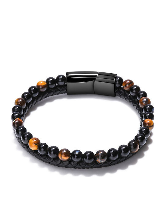 Legend Accessories Βραχιόλι από Δέρμα 20.5cm