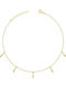 Kiriakos Gofas Gold Plated Silver Anklet