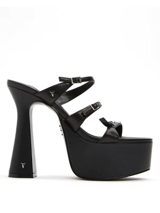 Windsor Smith Women's Sandals Highness Le Black 00139