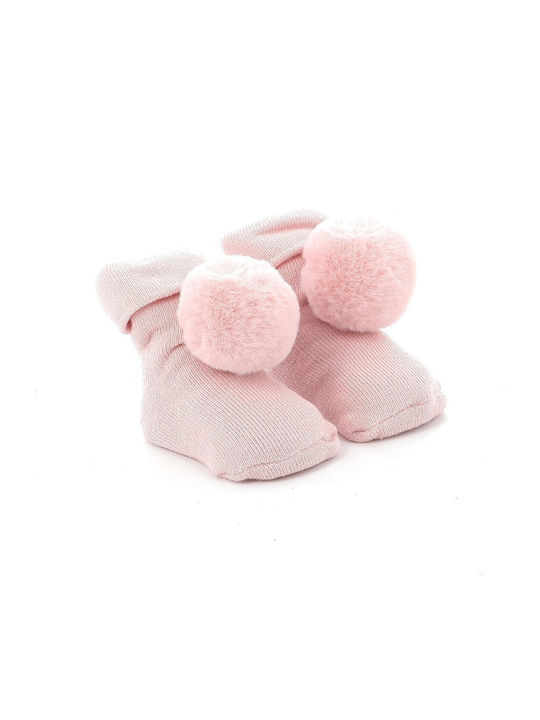 Mayoral Kids' Slipper Socks Pink